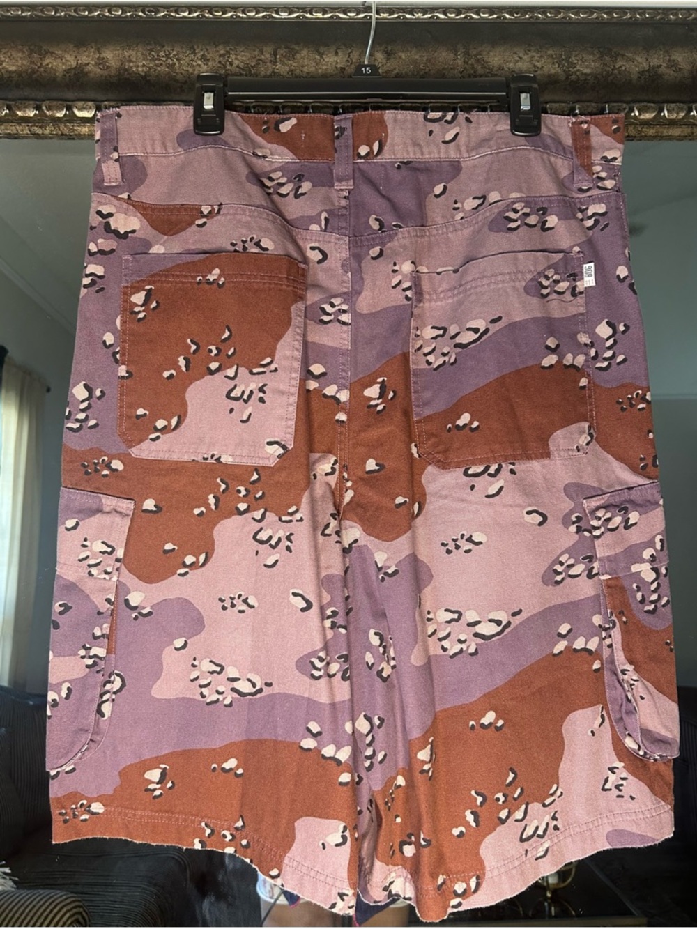 BDG Camo Canvas Cargo Short - Picture 6 of 8